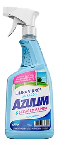 Limpa Vidros spray Azulim 500ml