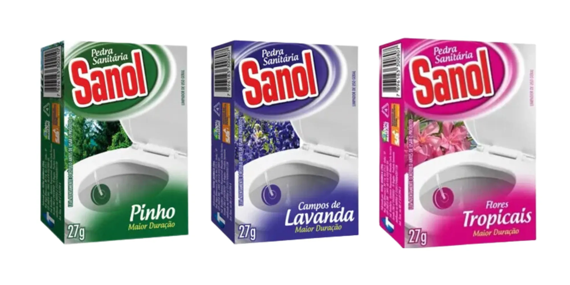 Pedra sanítaria Sanol 27g