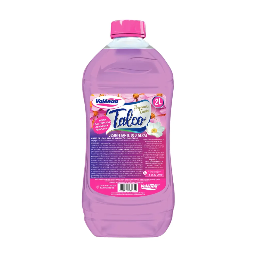 Desinfetante talco Valência 2L