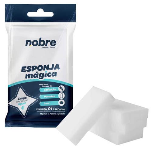 Esponja mágica 110mmx75mmx26mm Nobre