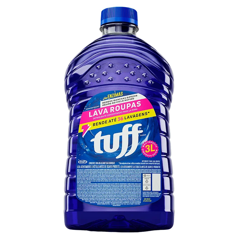 Lava roupas concentrado Tuff 3L