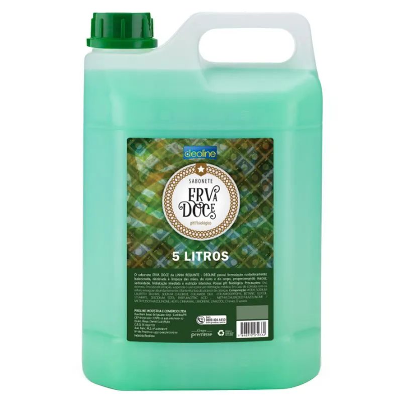Sabonete liquido Erva doce Premisse 5L