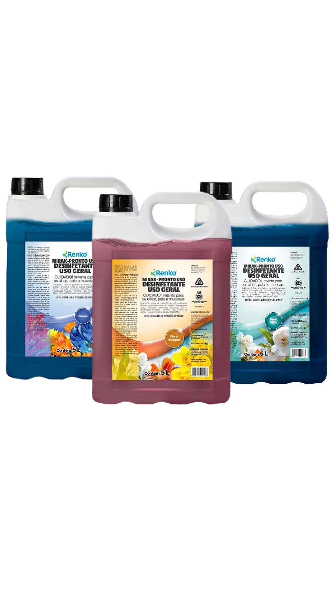 Desinfetante mirax-pronto uso Renko 5L;