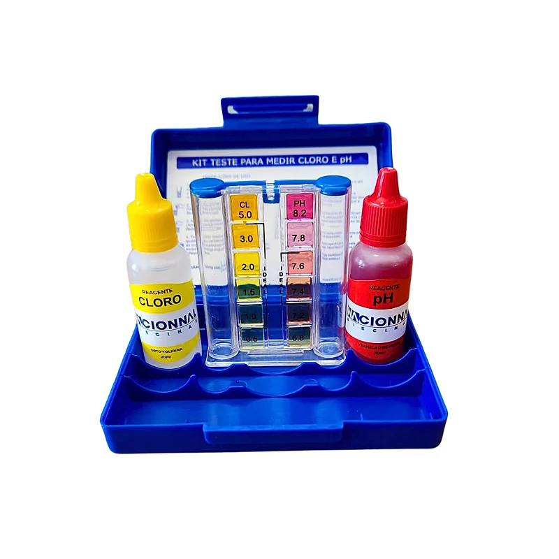 Kit Medidor Cloro E Ph Para Piscina