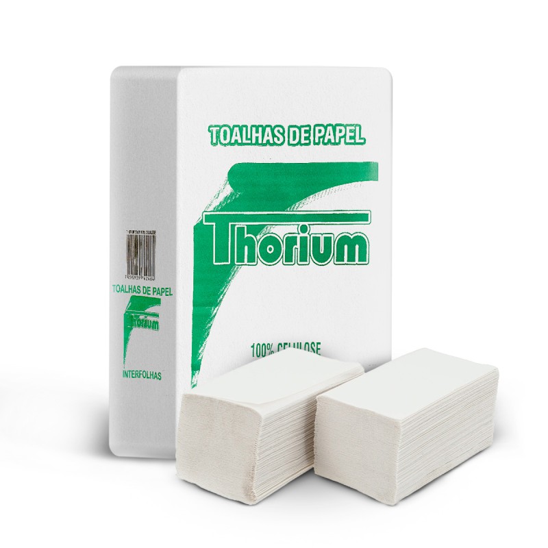 Papel toalha interfolhas 20cmx21cm Thorium c/1000