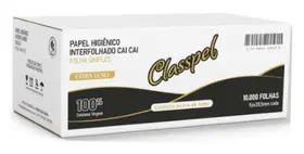 Papel higiênico cai cai interfolha Classpel c/8000