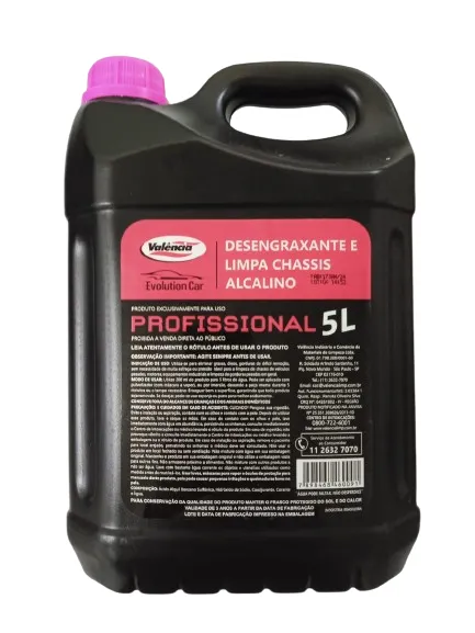 Desengraxante profissional Valência 5L