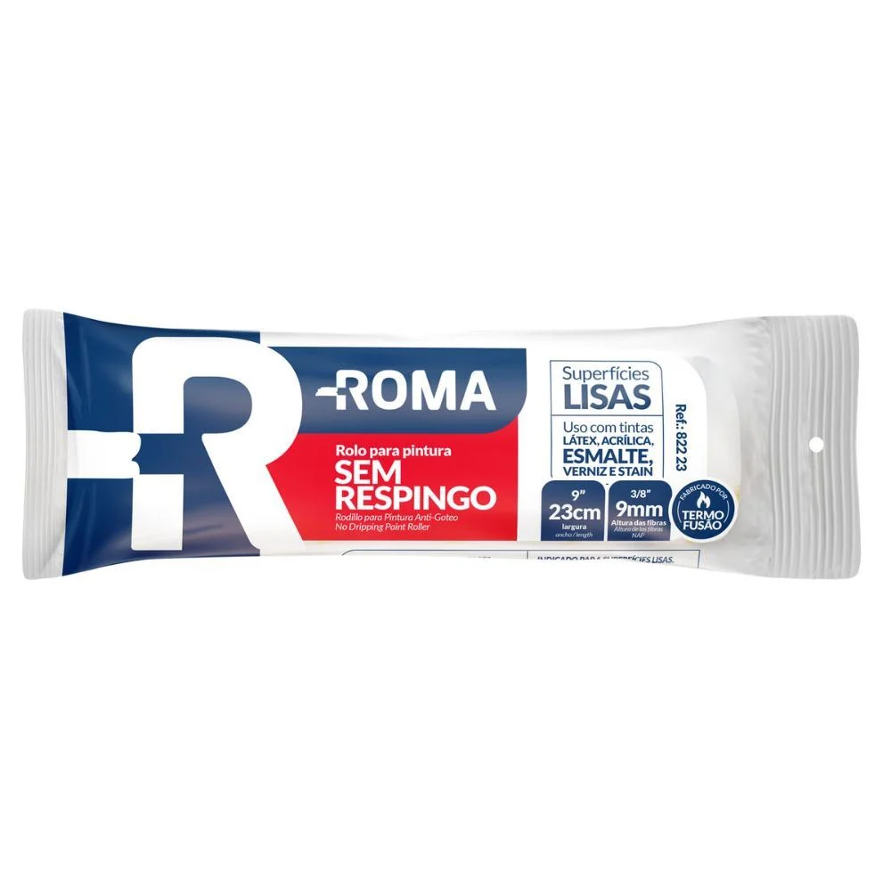 Rolo para pintura 23cmx9mm Roma